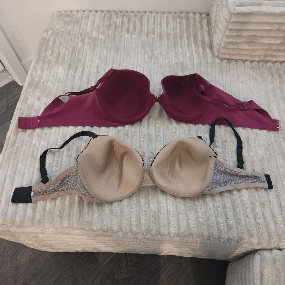 Lot Of 2 Womens Victoria Secret Bra DD No Size Tag - Picture 3 of 12